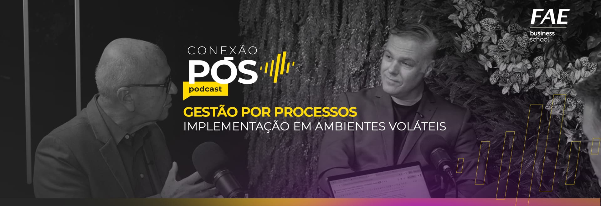 podcast Conexão Pós sobre gestão por processos